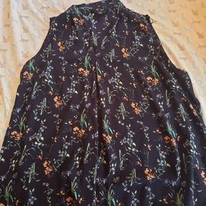 GNW Sleeveless Floral Blouse